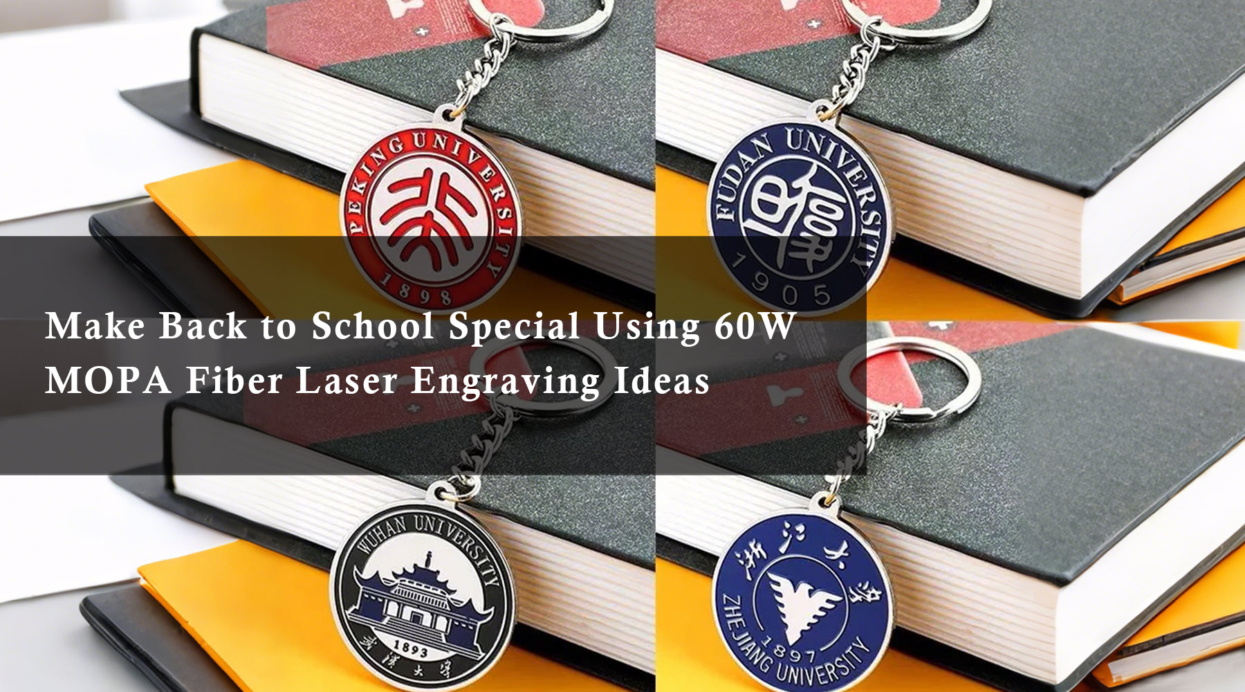 Make Back to School Special Using 60W MOPA Fiber Laser Engraving Ideas