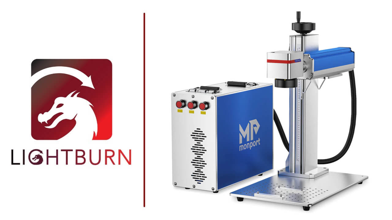 LightBurn for galvo fiber laser
