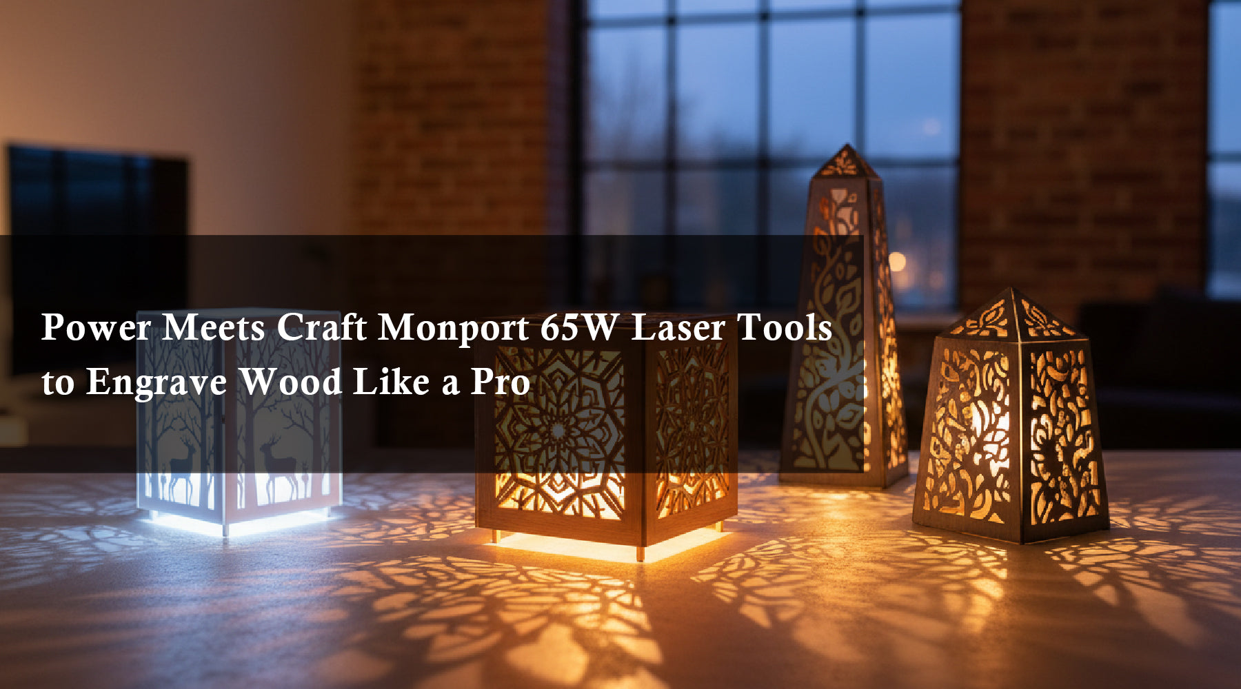 Power Meets Craft Monport 65W Laser Tools to Engrave Wood Like a Pro