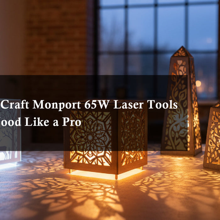 Power Meets Craft Monport 65W Laser Tools to Engrave Wood Like a Pro