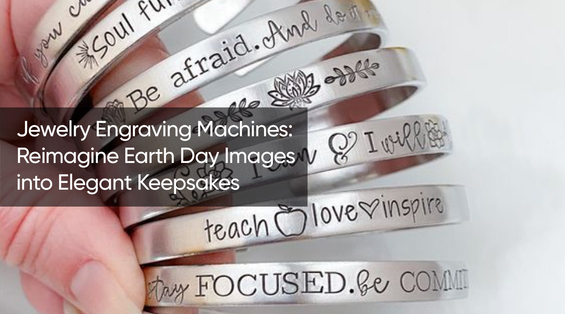 Jewelry Engraving Machines: Reimagine Earth Day Images into Elegant Keepsakes