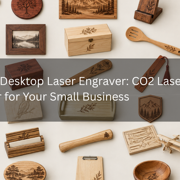 Choosing a Desktop Laser Engraver: CO2 Laser vs Diode Laser for Your Small Business