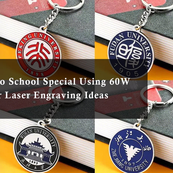 Make Back to School Special Using 60W MOPA Fiber Laser Engraving Ideas
