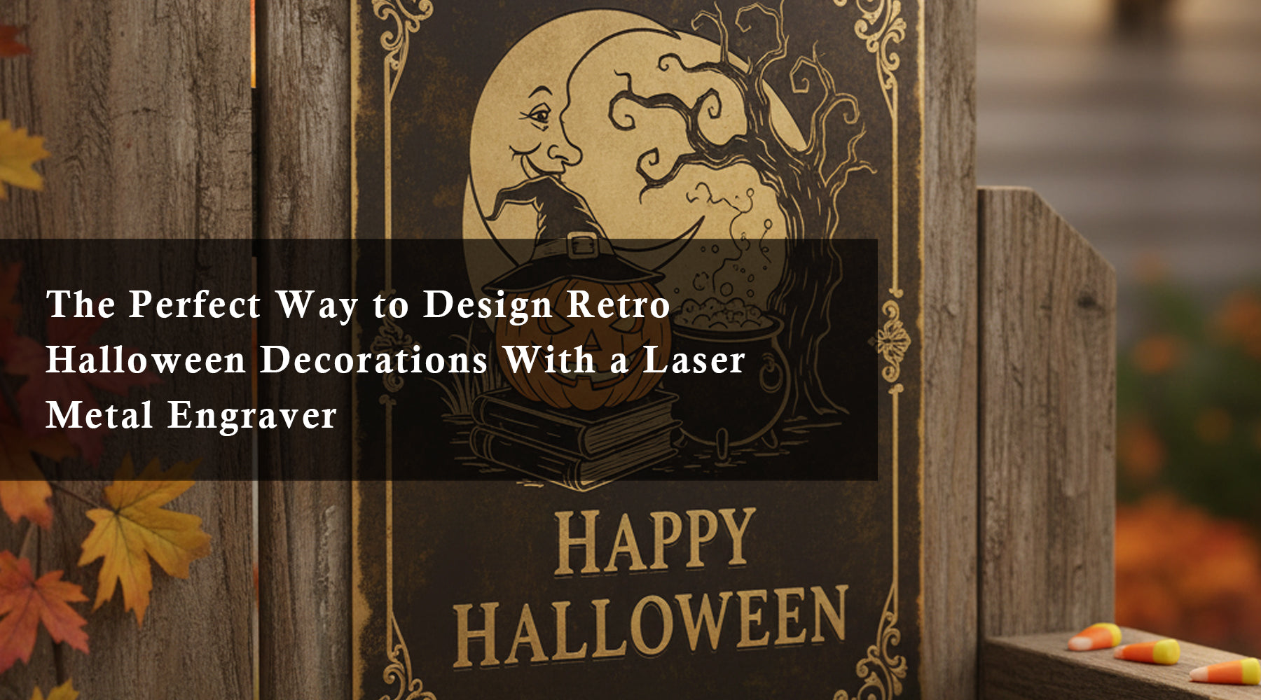 The Perfect Way to Design Retro Halloween Decorations With a Laser Metal Engraver
