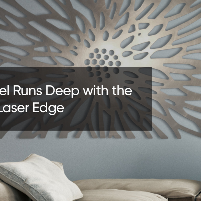 Whispersteel Runs Deep with the 30W Fiber Laser Edge