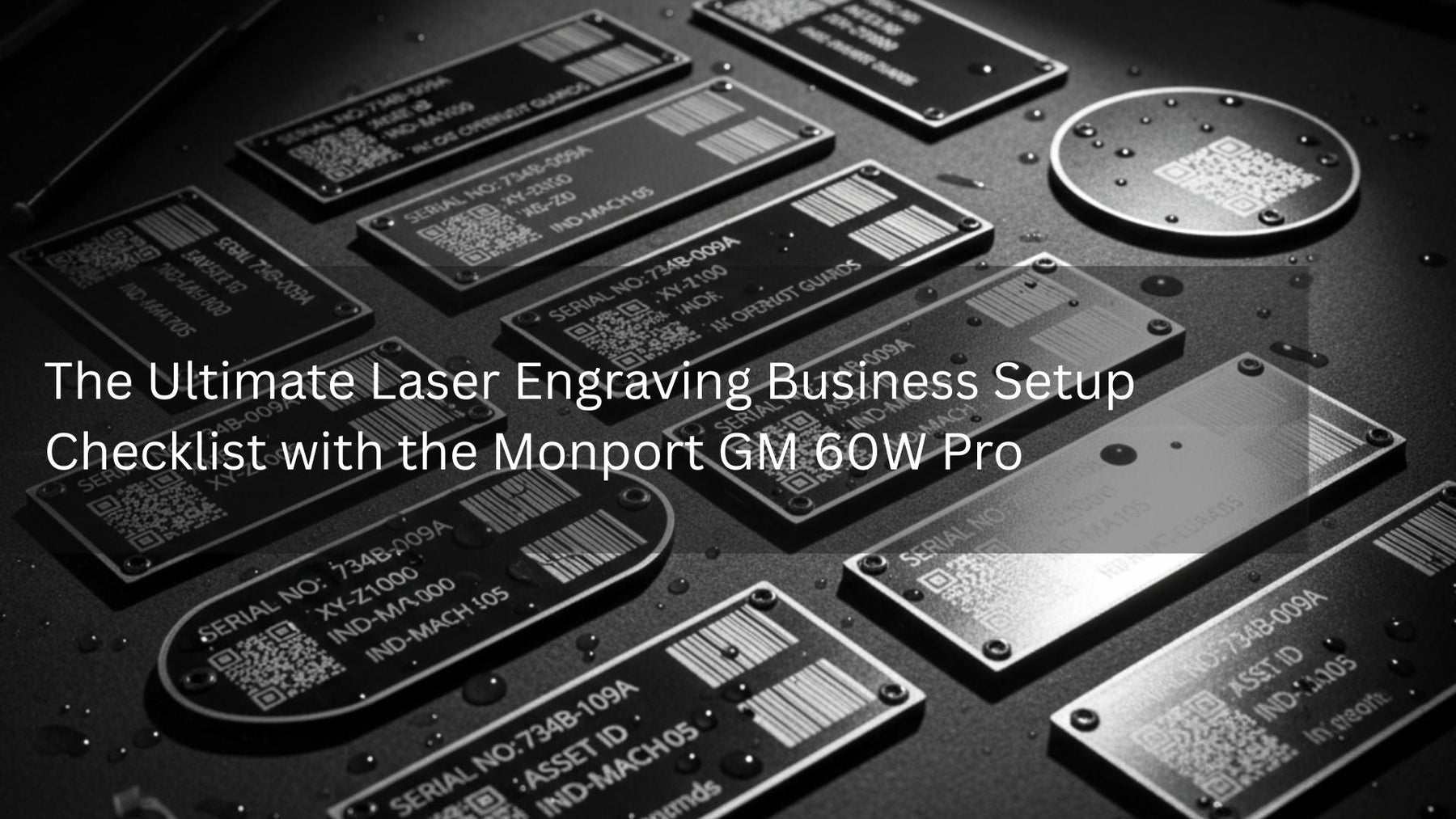 The Ultimate Laser Engraving Business Setup Checklist with the Monport GM 60W Pro