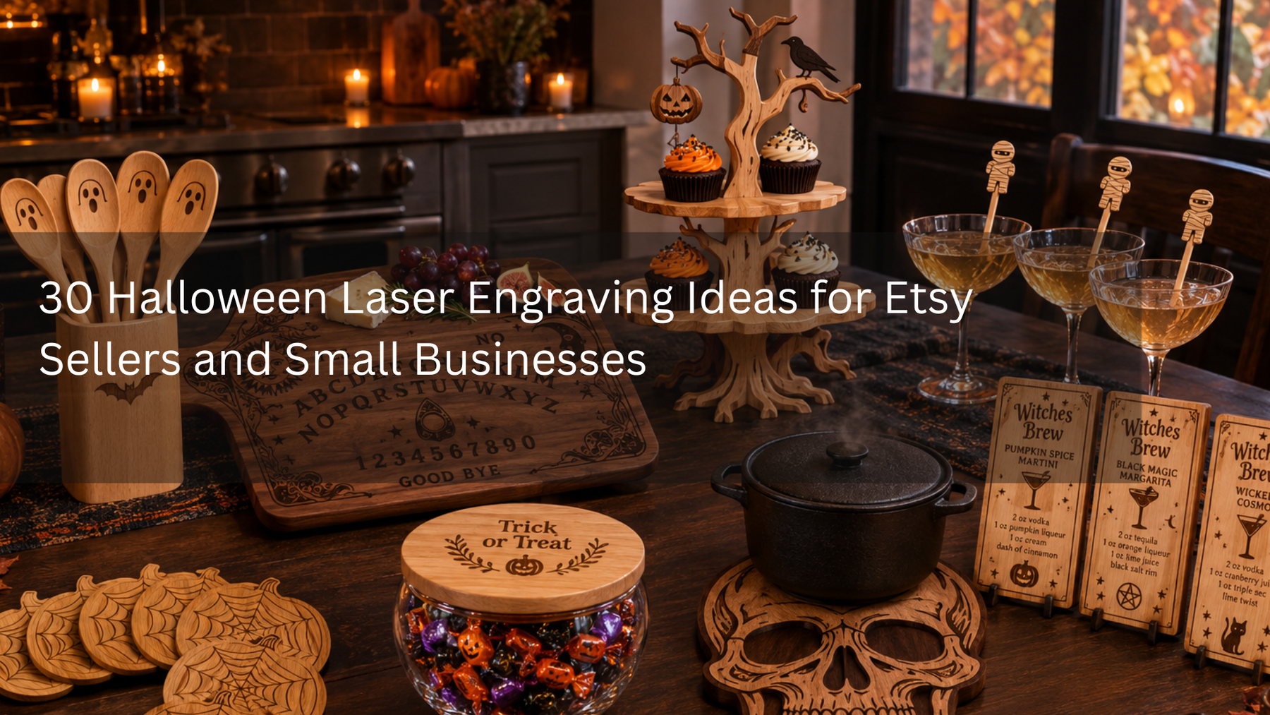 30 Halloween Laser Engraving Ideas for Etsy Sellers and Small Businesses