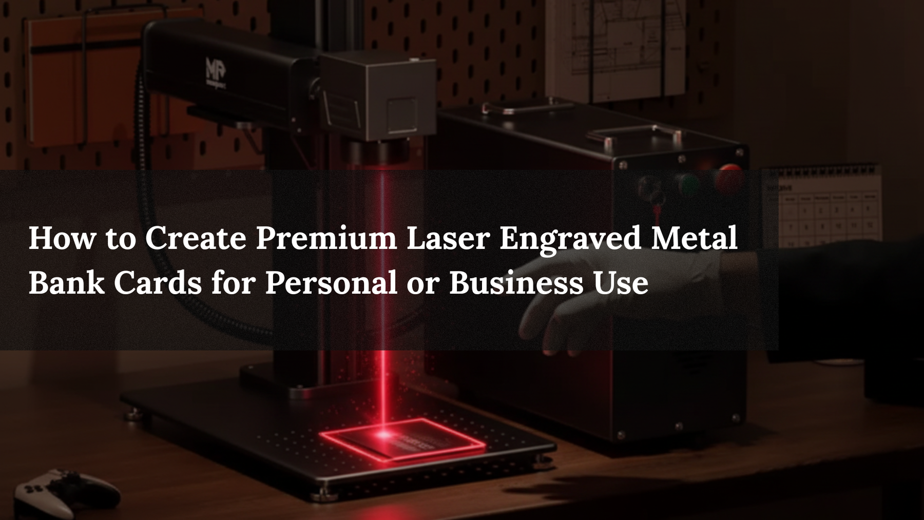 How to Create Premium Laser Engraved Metal Bank Cards for Personal or Business Use