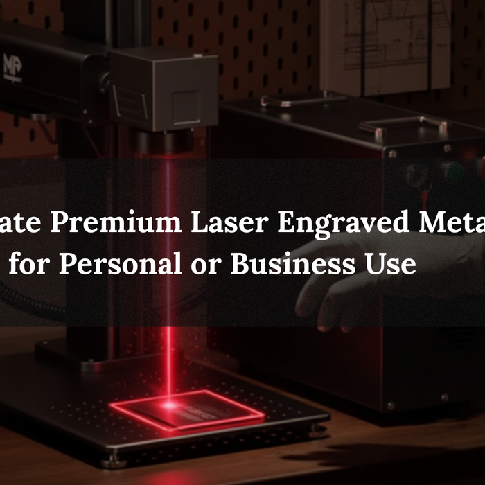 How to Create Premium Laser Engraved Metal Bank Cards for Personal or Business Use