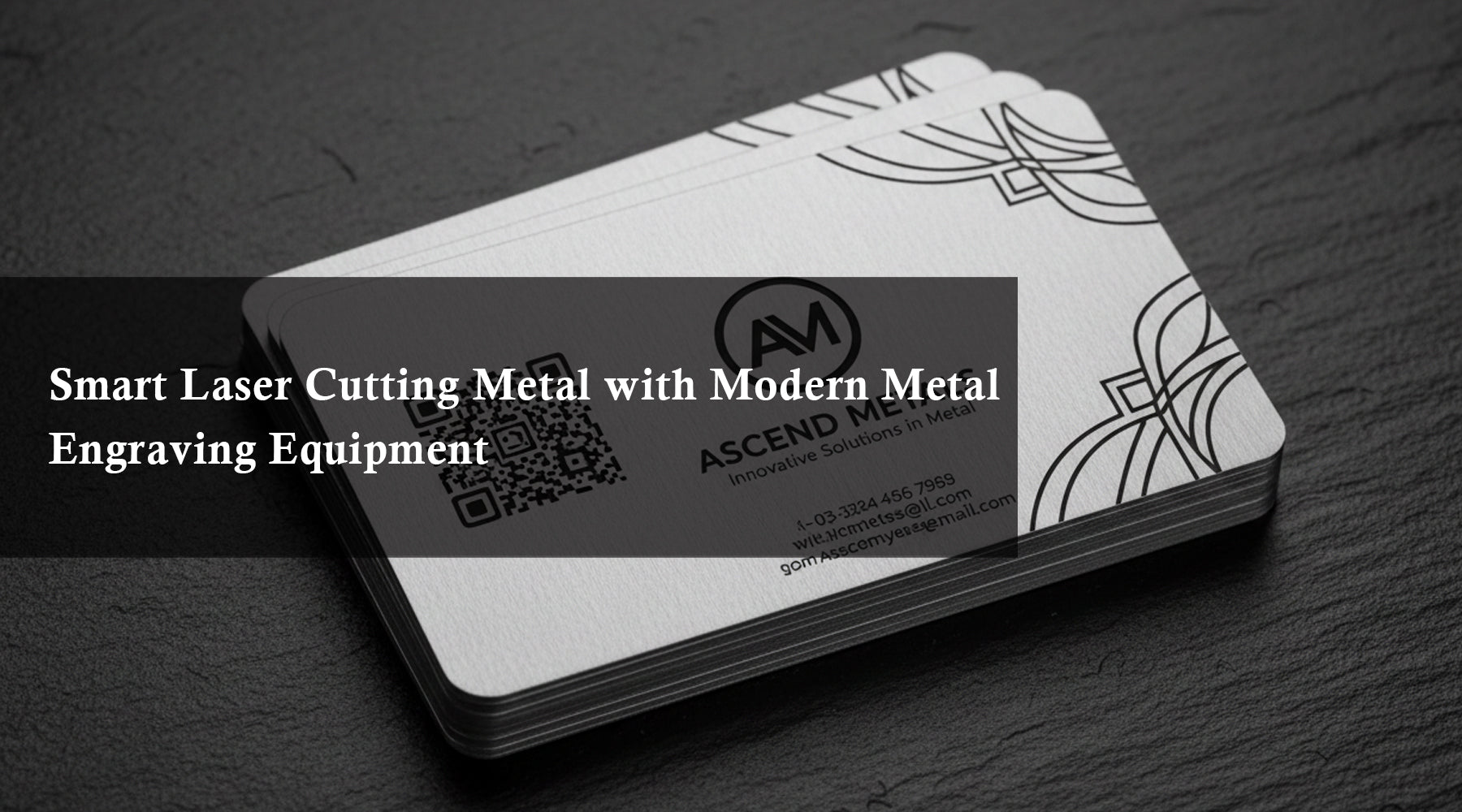 Professional Laser Engraved Business Cards with a Laser Metal Engraver