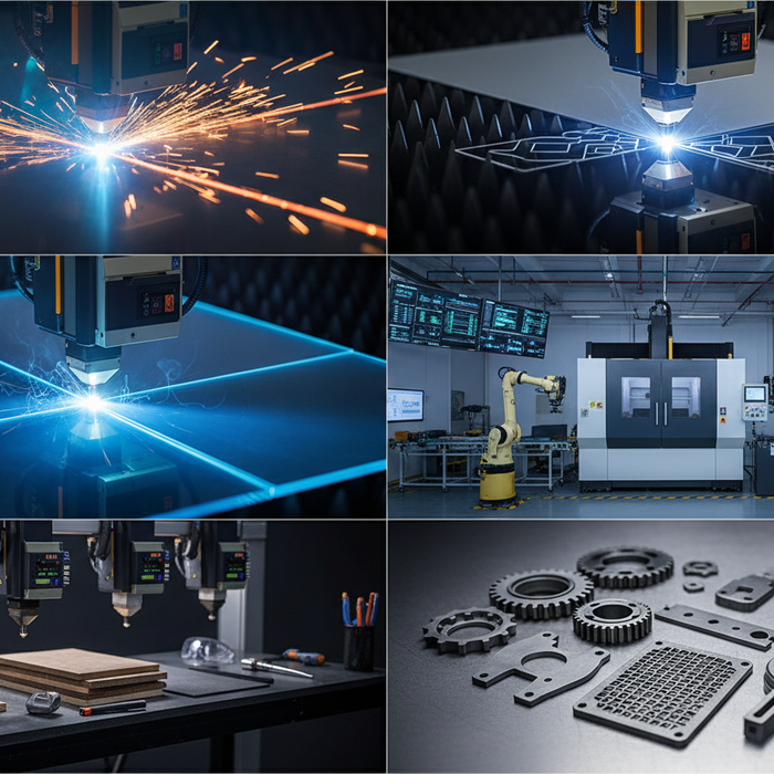 Smart Factory Cutting: Multi Material Laser Carving for Steel and Aluminum