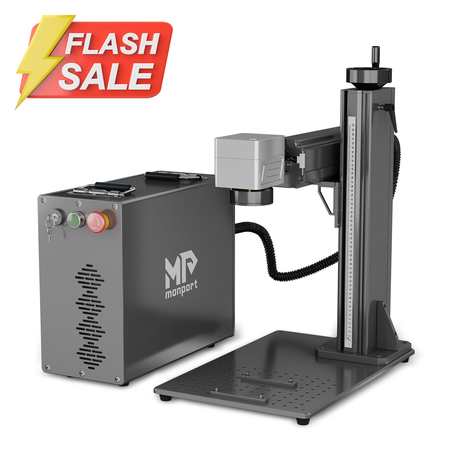 Flash Sale ：Monport GPro 60W Split MOPA Fiber Laser Engraver & Marking Machine With Manual Focus