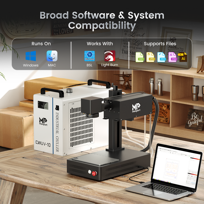 Monport 10W UV Laser Engraver & Marking Machine