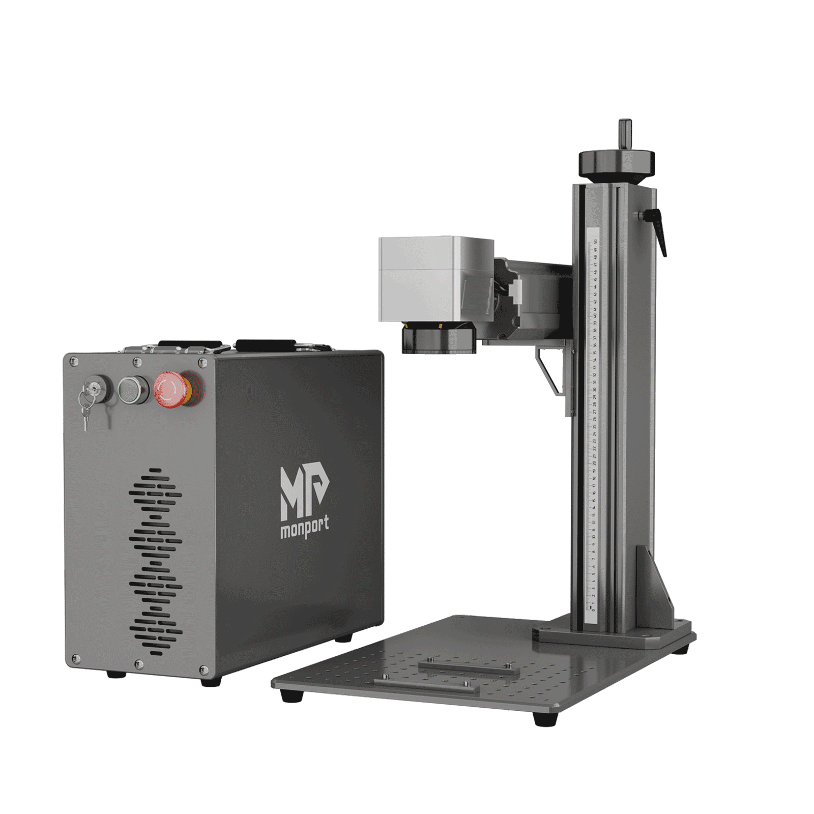 Monport GPro 100W Split MOPA Fiber Laser Engraver & Marking Machine With Manual Focus
