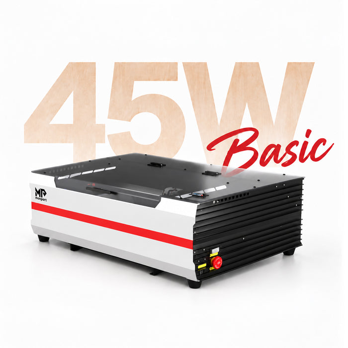 Brand New Monport Reno45 45W Desktop CO2 Laser Engraver & Cutter (16" X 12") with – Built-In Water Cooling, Magnetic Assisted Autofocus