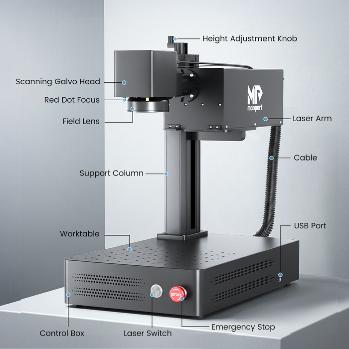 Monport 10W UV Laser Engraver & Marking Machine