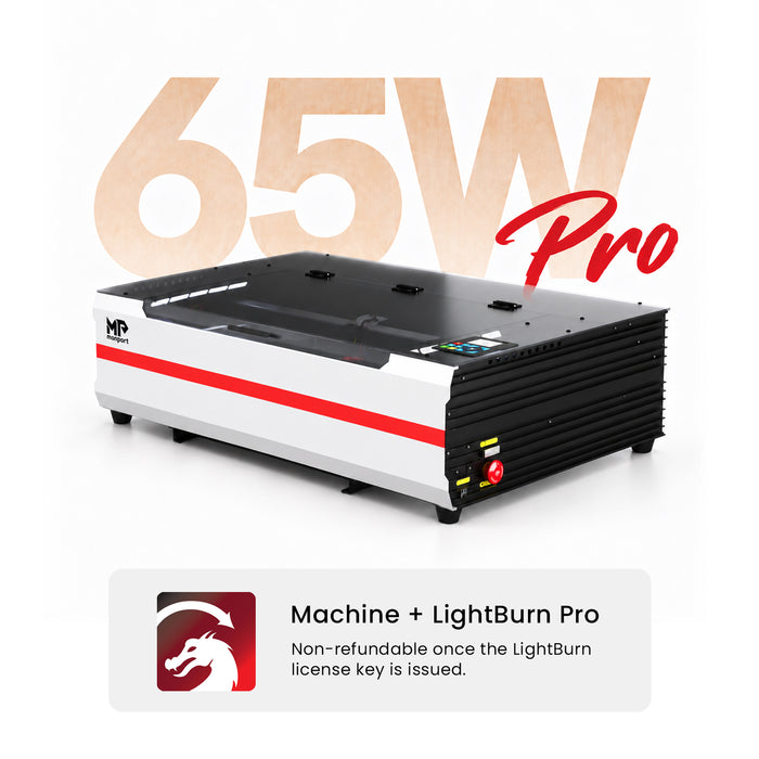 Brand New Monport Reno65 Pro | 65W CO2 Laser Engraver & Cutter – Built-In Water Cooling, 24"×16" Work Area, 800mm/s Speed, Magnetic Autofocus