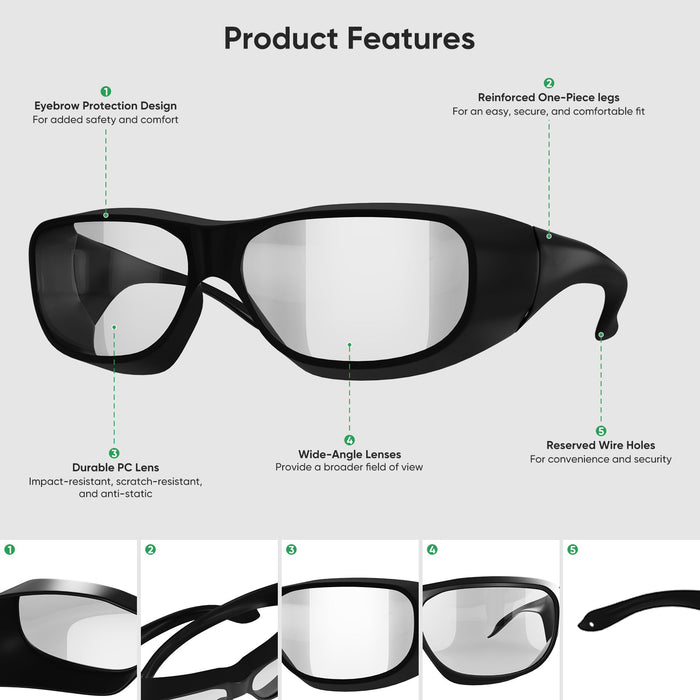 Co2 Laser Engravers Protective Glasses-1064nm-OD5