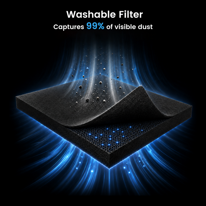 Monport 260W Laser Fume Extractor with 4-Layer Filter for CO2 & fiber Laser Engraver