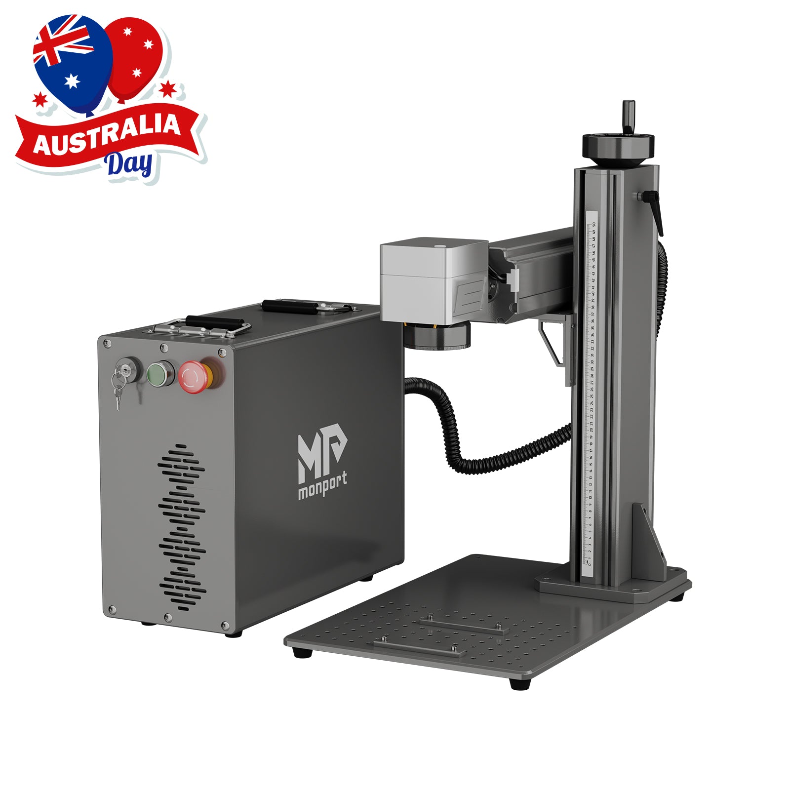 Monport GPro 60W Split MOPA Fiber Laser Engraver & Marking Machine With Manual Focus