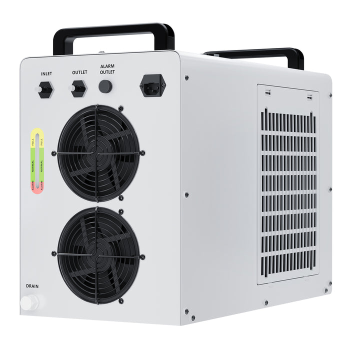 Monport 6L CW-5200 Industrial Water Chiller for 40W-150W CO2 Laser Engraver
