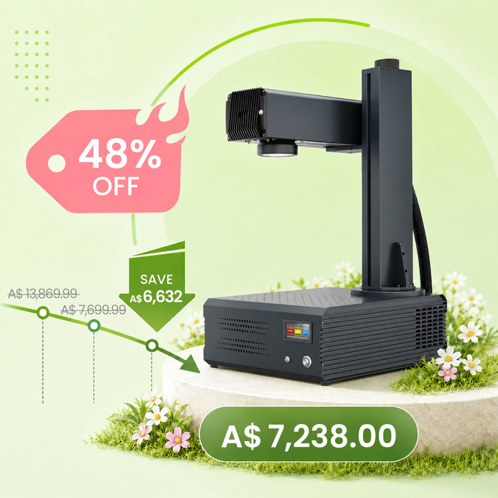 Monport GA 100W : Upgraded Integrated MOPA Fiber Laser Engraver & Marking Machine with Auto Focus