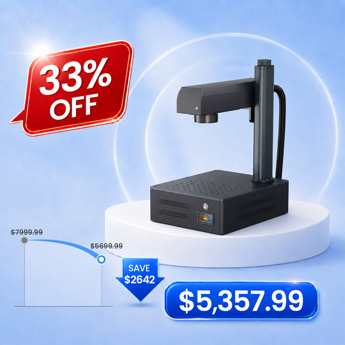 Monport GM 60W Pro Integrated JPT MOPA Fiber Laser Engraver & Marking Machine with AutoFocus