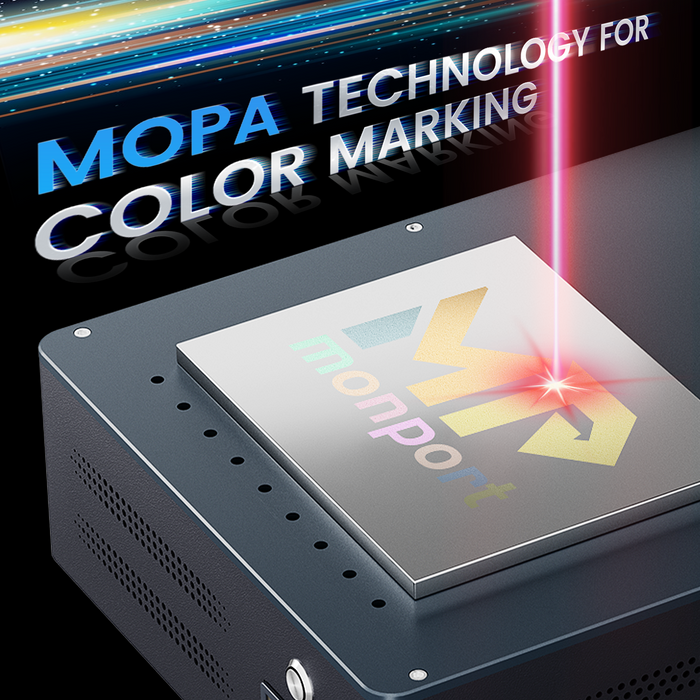 Monport GM 30W Pro Integrated JPT MOPA Fiber Laser Engraver & Marking Machine with AutoFocus