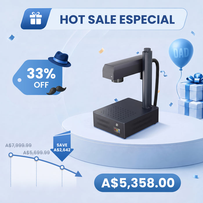 Monport GM 60W Pro Integrated JPT MOPA Fiber Laser Engraver & Marking Machine with AutoFocus