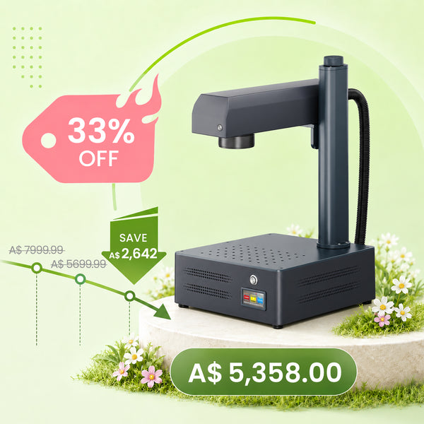 Monport GM 60W Pro Integrated JPT MOPA Fiber Laser Engraver & Marking Machine with AutoFocus