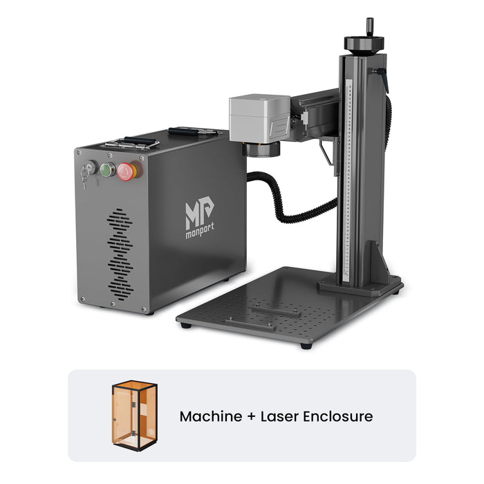 Monport GPro 100W Split MOPA Fiber Laser Engraver & Marking Machine With Manual Focus