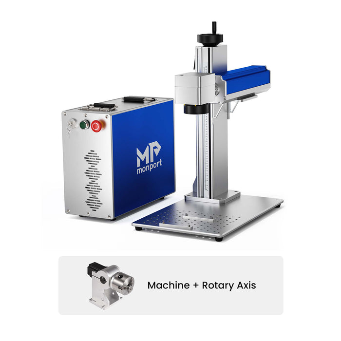 Monport GQ 30W (5.9" x 5.9") Fiber Laser for Metal Engraving – Perfect for Small Business & Custom Work