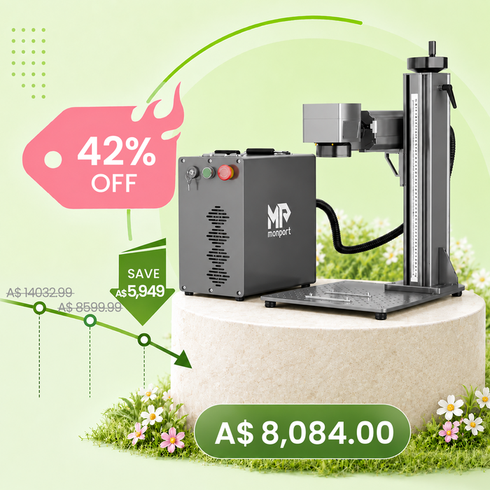 Monport GPro 100W Split MOPA Fiber Laser Engraver & Marking Machine With Manual Focus