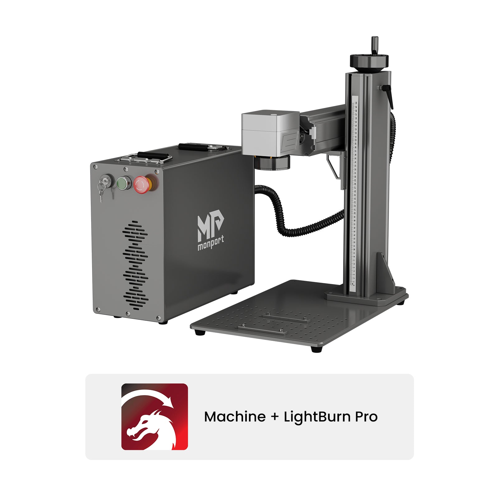 Monport GPro 60W Split MOPA Fiber Laser Engraver & Marking Machine With Manual Focus