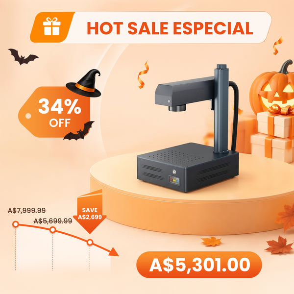 Monport GM 60W Pro Integrated JPT MOPA Fiber Laser Engraver & Marking Machine with AutoFocus