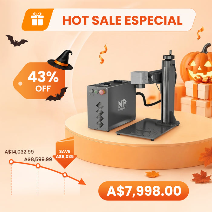 Monport GPro 100W Split MOPA Fiber Laser Engraver & Marking Machine With Manual Focus