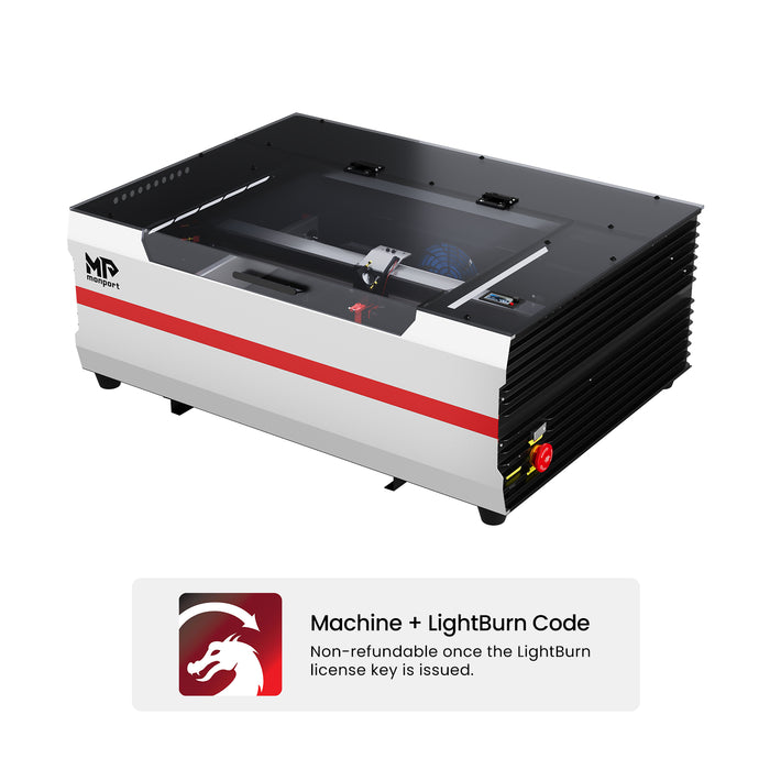 Monport Reno45 45W Desktop CO2 Laser Engraver & Cutter (16" X 12") with Magnetic Assisted Autofocus (Pre Sale)