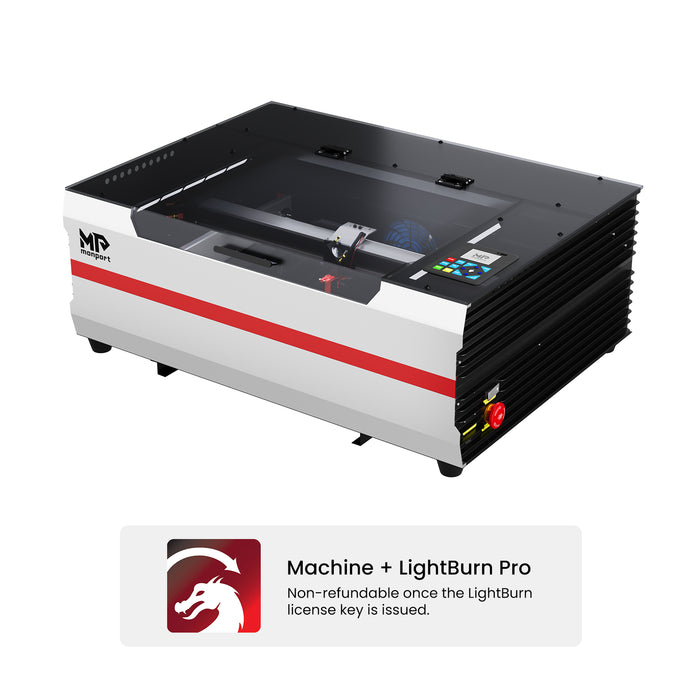 Monport Reno45 Pro 45W Desktop CO2 Laser Engraver & Cutter (16" X 12") with Magnetic Assisted Autofocus