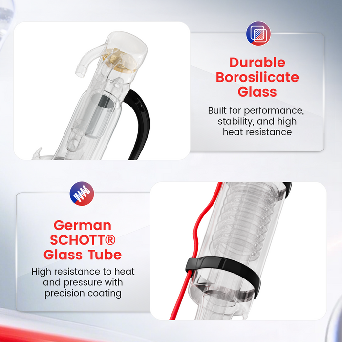 Monport 65W CO2 Laser Tube for Laser Engraver