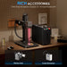 Monport GPro 100W Split MOPA Fiber Laser Engraver & Marking Machine With Manual Focus with accessories of rotary axis fume extractor Australia