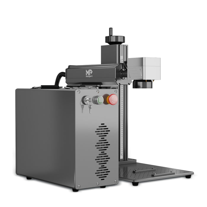 Monport GPro 100W Split MOPA Fiber Laser Engraver & Marking Machine With Manual Focus-main picture of side  Australia