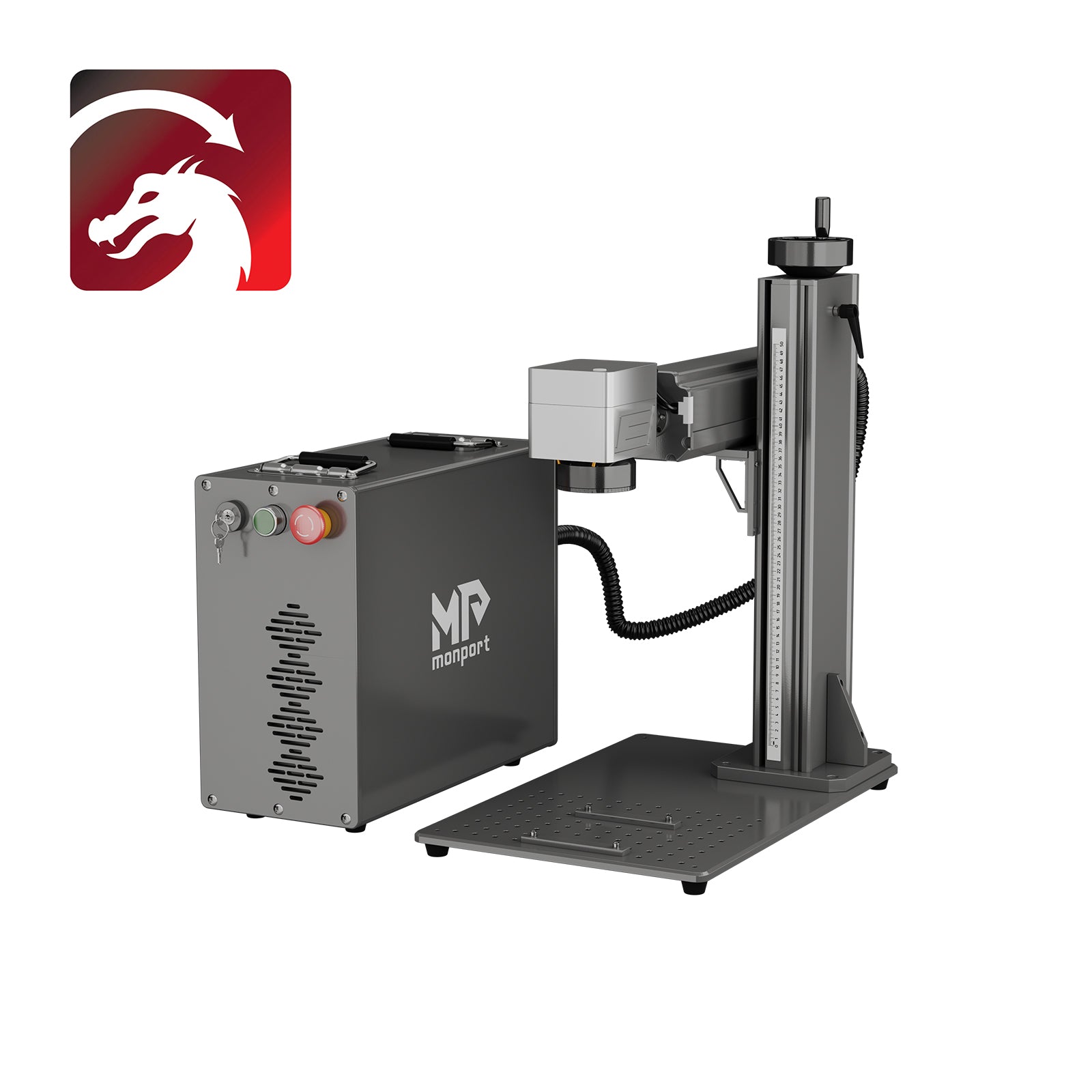 Flash Sale ：Monport GPro 60W Split MOPA Fiber Laser Engraver & Marking Machine With Manual Focus