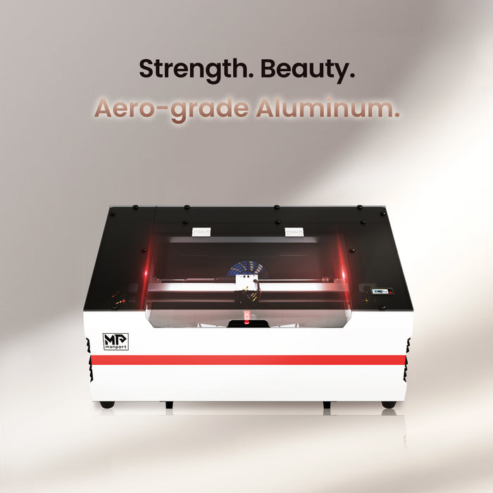 Monport Reno45 45W Desktop CO2 Laser Engraver & Cutter (16" X 12") with Magnetic Assisted Autofocus - Machine （Pre Sale）with Appearance Overview Australia