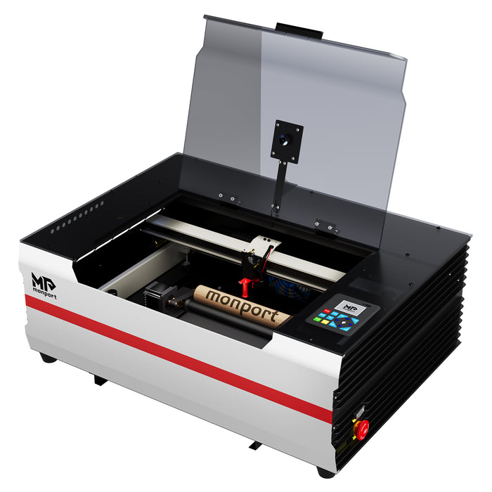 Monport Reno45 Pro Vision 45W Desktop CO2 Laser Engraver & Cutter (16" X 12") with 8MP HD Camera and Magnetic Assisted Autofocus (Pre Sale)with main picture of product Australia