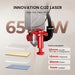 Monport Reno65 Pro 65W Desktop CO2 Laser Engraver & Cutter (24" X 16") with DSP Controller and Magnetic Assisted Autofocus（Pre Sale）with the deep of cut on acrylic、plywood、foam、rubber  Australia