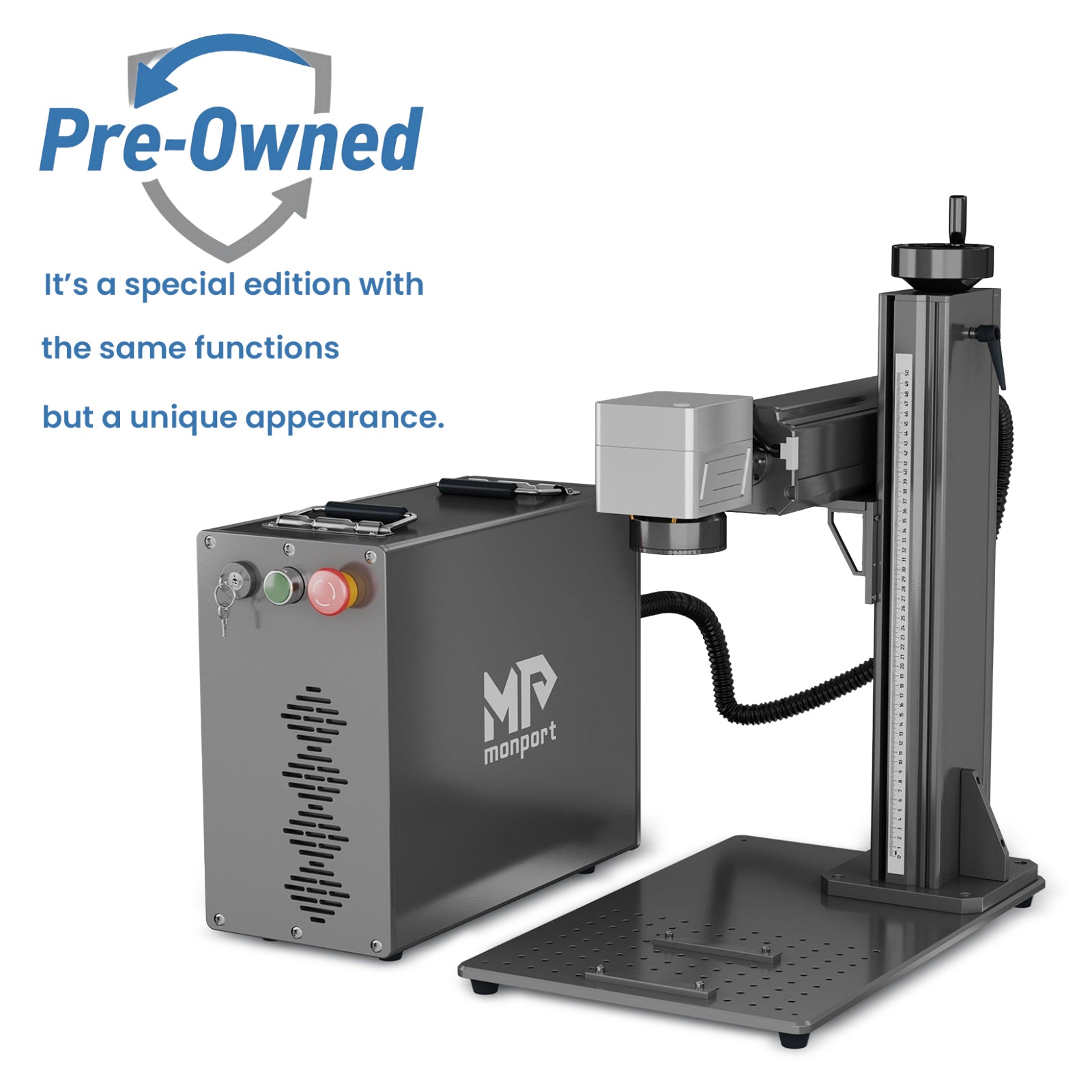 Monport GPro 100W Split MOPA Fiber Laser Engraver & Marking Machine With Manual Focus