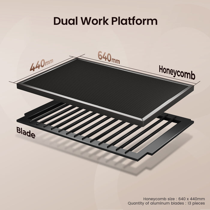 Monport Reno65 Pro Vision 65W Desktop CO2 Laser Engraver & Cutter (24" X 16") with 8MP HD Camera and Magnetic Assisted Focus(Pre Sale)
